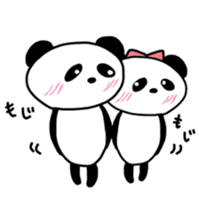 Love Pandas sticker #5396827