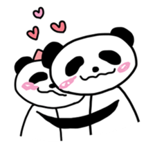 Love Pandas sticker #5396841