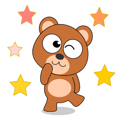 Always cheerful bear