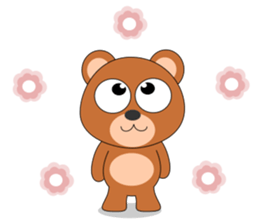 Always cheerful bear sticker #5397685