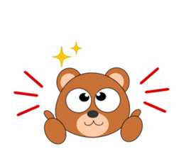 Always cheerful bear sticker #5397688