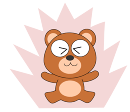 Always cheerful bear sticker #5397691