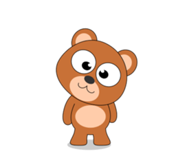 Always cheerful bear sticker #5397692