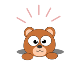 Always cheerful bear sticker #5397696