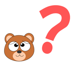 Always cheerful bear sticker #5397698