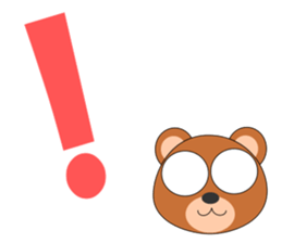 Always cheerful bear sticker #5397699