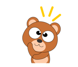 Always cheerful bear sticker #5397708