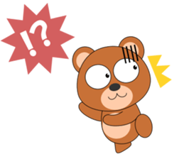 Always cheerful bear sticker #5397712