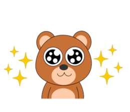 Always cheerful bear sticker #5397714