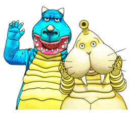 Jumbo Monster GOMERA sticker #5398083