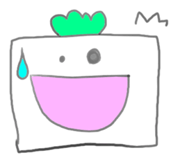 smiley circle square triangle sticker #5398781