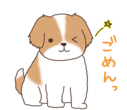 Sticker of cute dogs sticker #5398916