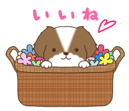 Sticker of cute dogs sticker #5398917