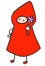 A little red riding hood 2 sticker #5399290