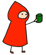 A little red riding hood 2 sticker #5399294