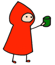 A little red riding hood 2 sticker #5399294