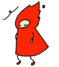 A little red riding hood 2 sticker #5399295