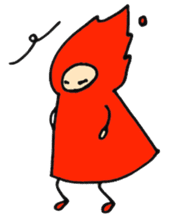 A little red riding hood 2 sticker #5399295