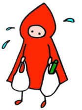 A little red riding hood 2 sticker #5399296