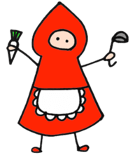 A little red riding hood 2 sticker #5399297