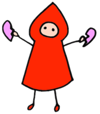 A little red riding hood 2 sticker #5399299