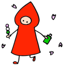 A little red riding hood 2 sticker #5399300