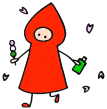 A little red riding hood 2 sticker #5399300