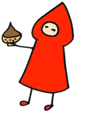A little red riding hood 2 sticker #5399302