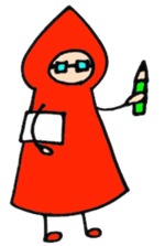 A little red riding hood 2 sticker #5399306