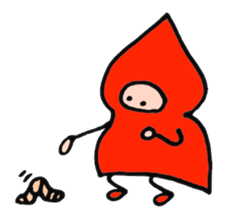 A little red riding hood 2 sticker #5399308