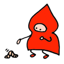 A little red riding hood 2 sticker #5399308