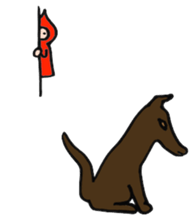 A little red riding hood 2 sticker #5399309