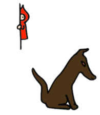 A little red riding hood 2 sticker #5399309