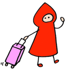 A little red riding hood 2 sticker #5399313