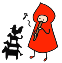 A little red riding hood 2 sticker #5399317