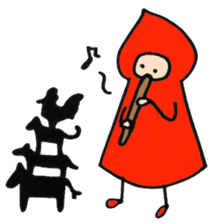 A little red riding hood 2 sticker #5399317