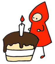 A little red riding hood 2 sticker #5399318