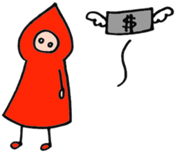 A little red riding hood 2 sticker #5399320