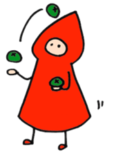 A little red riding hood 2 sticker #5399322