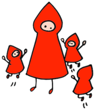 A little red riding hood 2 sticker #5399323