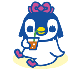 Bobbed Hair Penguin sticker #5399368
