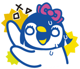 Bobbed Hair Penguin sticker #5399374