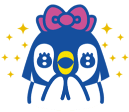 Bobbed Hair Penguin sticker #5399375