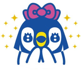 Bobbed Hair Penguin sticker #5399375