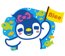 Bobbed Hair Penguin sticker #5399380