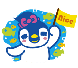Bobbed Hair Penguin sticker #5399380