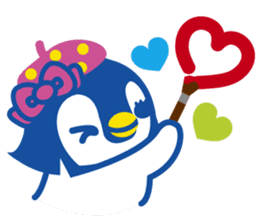 Bobbed Hair Penguin sticker #5399381