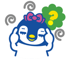 Bobbed Hair Penguin sticker #5399386