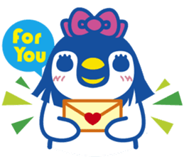 Bobbed Hair Penguin sticker #5399387