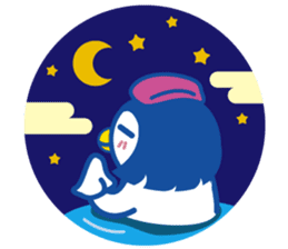 Bobbed Hair Penguin sticker #5399388